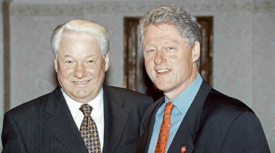 Борис Єльцин та Білл Клінтон, джерело фото: ria.ru