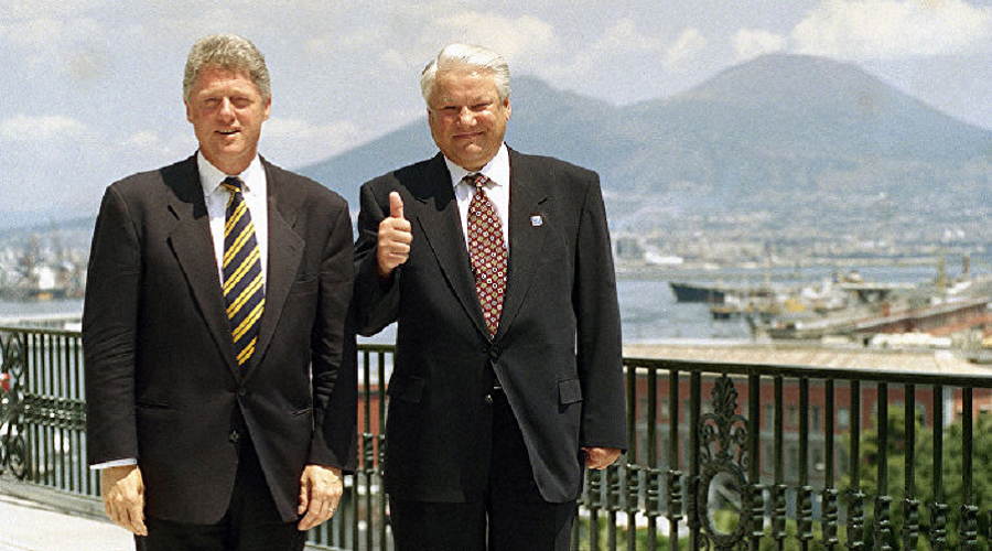 Білл Клінтон та Борис Єльцин, джерело фото: inosmi.ru