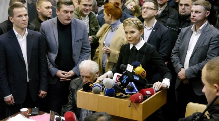 Юлія Тимошенко на суді з Саакашвілі, фото: Ельдар Сарахман, УП