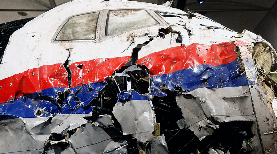 Відтворений спеціалістами з уламків ніс збитого "Боїнг-777"